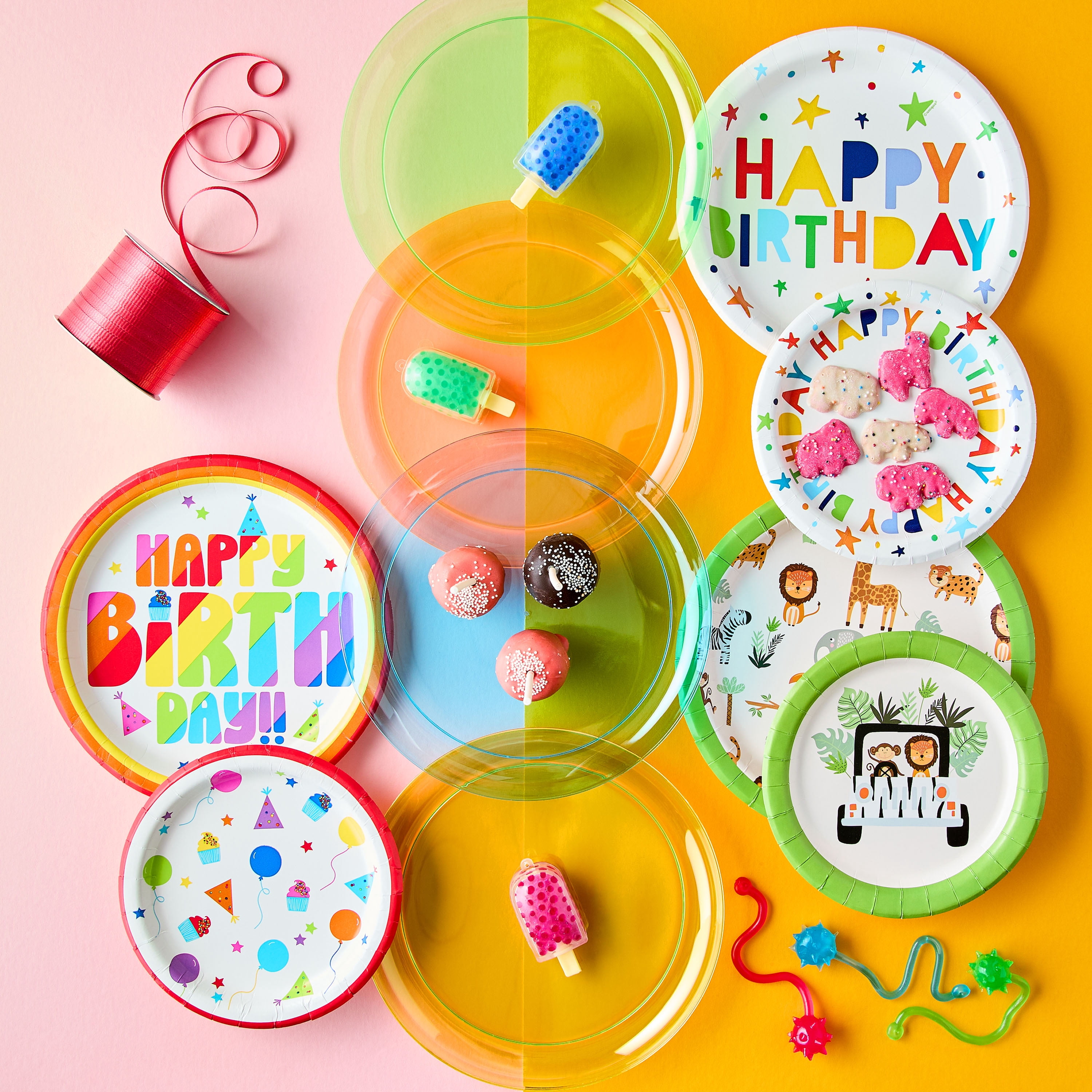 Multi-Color Sticky Bounce Ball Party Favors, 4 Count, by Way To Celebrate