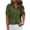 *Army Green, variant on Women's Cotton-Linen Cropped Button Down Shirts,Ladies Casual Collared Short Sleeve Crop Tops with Pockets,Breathable Summer Daily Wear Blouses For Women,Army Green,S-3XL