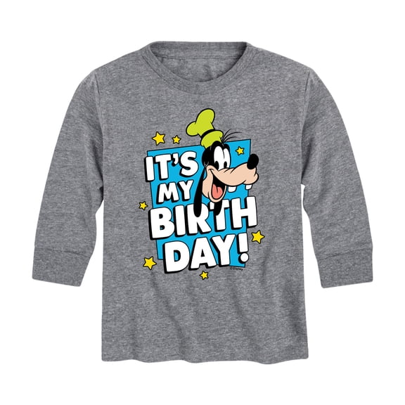 Disney - Goofy It's My Birthday Long Sleeve Graphic T-Shirt