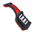 thumbnail image 3 of Afilador de cuchillos de Cocina ANGGREK Fondo Antideslizante Rojo y Negro, 3 of 8