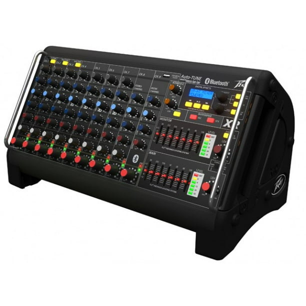 PEAVEY XRAT 1000W 9CHANNEL POWERED MIXER W/ BLUETOOTH CONNECTIVITY