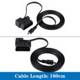 thumbnail image 1 of Car OBDII OBD2 EOBD 16pin Extension Adapter to Mini USB Cable  Superior Flexibility Durability Connects to Diagnostic Tools, 1 of 8