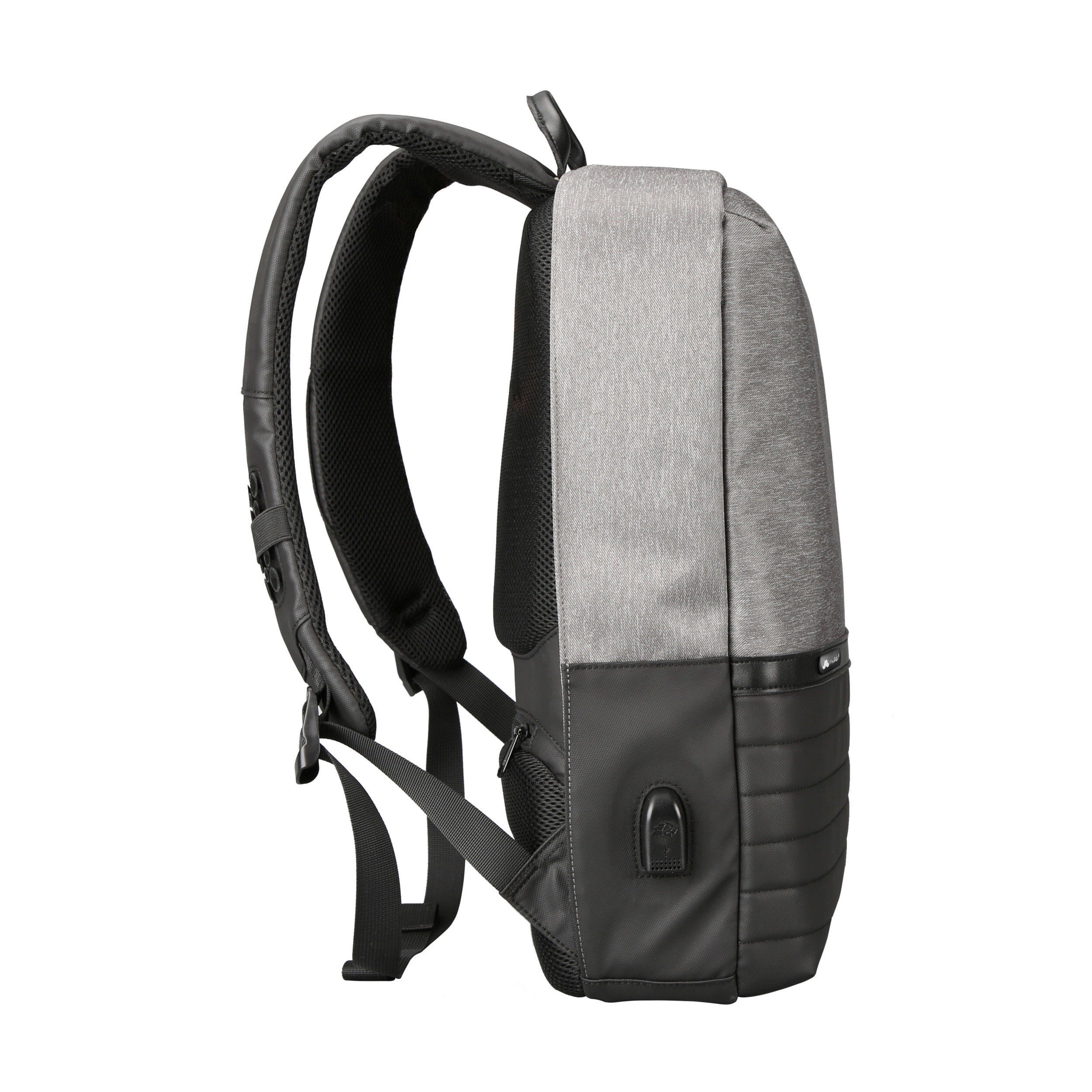 Moustache Waterproof Business Laptop Backpack with USB Charging Port