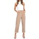thumbnail image 5 of TRKIYQC Pantalones casuales para mujer Pantalones sueltos de pierna recta de color sólido de cintura alta TRKIYQC moda, 5 of 9