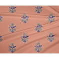 thumbnail image 4 of oneOone Polyester Lycra Fabric Leaves & Floral Block Print Sewing Fabric BTY 56 Inch Wide, 4 of 5