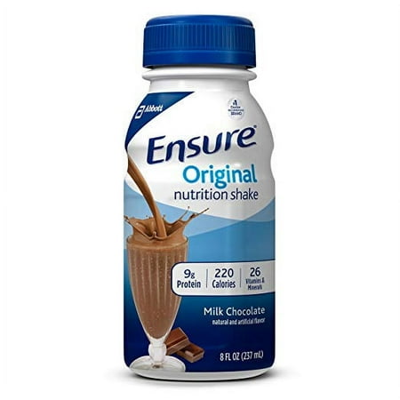 Ensure Original Milk Chocolate Flavor 8 oz. Bottle Ready to Use, 57231 - EACH
