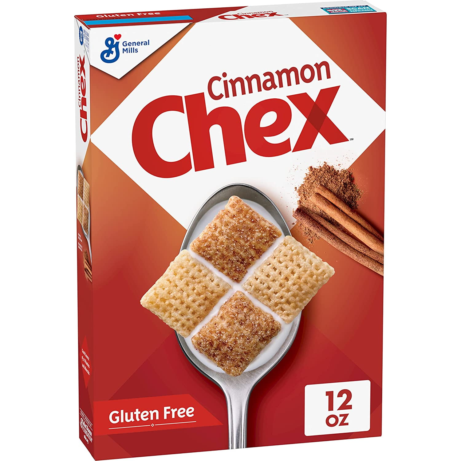 Cinnamon Chex Cereal, Gluten Free Breakfast Cereal, Made with Whole