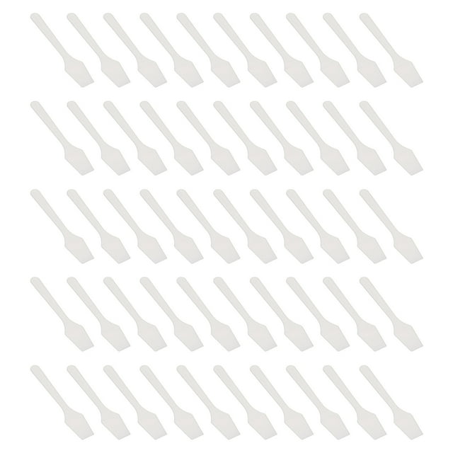 Cosmetic Spoon Spatula,50pcs Cosmetic Spoon Massaging Cosmetic Spoon Makeup Scoop Streamlined Design