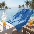 thumbnail image 4 of Dark Grey Hooded Beach Towel, Changing Poncho, Quick Dry Towels for Beach, Lightweight Beach Towel, 57X24 Inch Fast Absorbing Sun Shading Cape for Pool, Beach and Post-Workout Use, 4 of 5