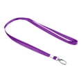 thumbnail image 1 of Unique Bargains Lanières Plates en Polyester avec Clip Crochet Pivotant Violet Lot de 20, 1 of 5