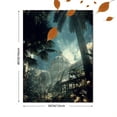 thumbnail image 3 of Tropical Botanical Garden Greenhouse Canvas Print Wall Art for Living Room Office Hotel Cafe, 3 of 8