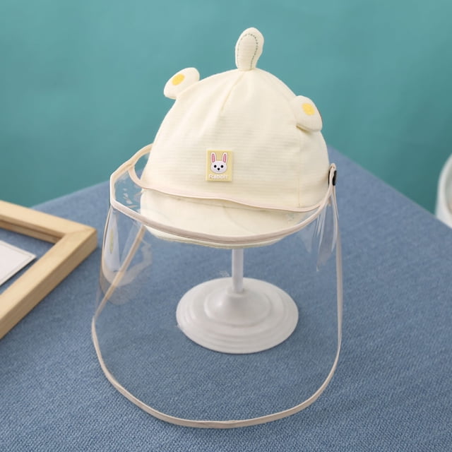 Baby Face Guard Removable Children Face Guard Hat Detachable Transparent Face Guard