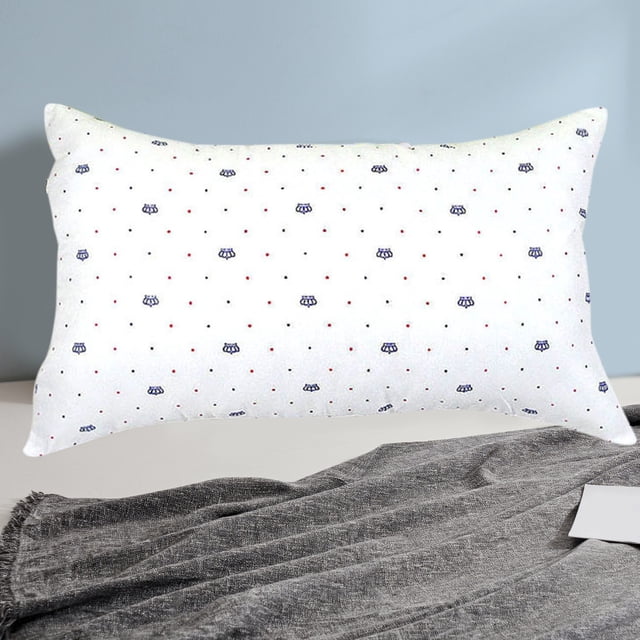Dormitory Pillow Core, Soft Polyester Pillow for Neck and Shoulder Support, 15.74x27.55in, Washable Pillow with Breathable Pillowcase, Comfortable Sleep for Home or Hotel