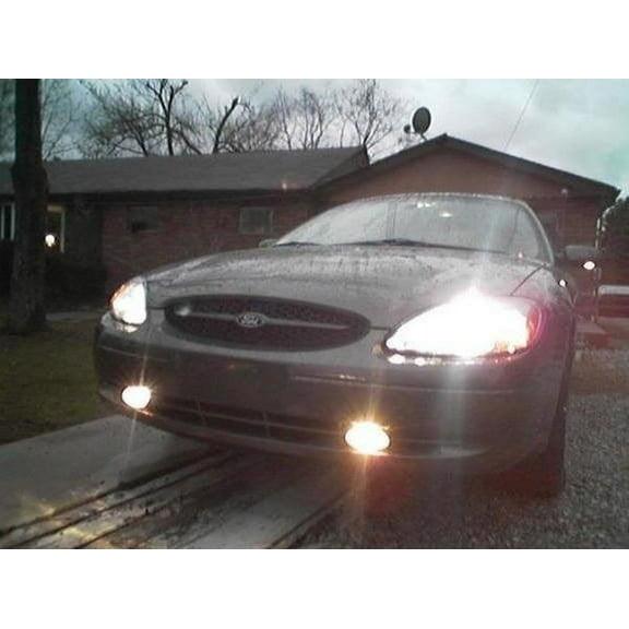 For 2000 2001 2002 2003 Ford Taurus White Fog Lamps Driving Lights Kit