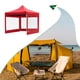 thumbnail image 4 of Soidarity Paredes laterales de dosel impermeables, tela Oxford duradera para refugio confiable, tela para tienda de campaña con dosel al aire carpas rojo, 4 of 6
