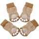 thumbnail image 2 of Paquete de 4 pares de calcetines antideslizantes para perros y gatos con control de tracción para uso en interiores, calcetines para perros y gatos con refuerzo de goma, talla M, 2 of 5