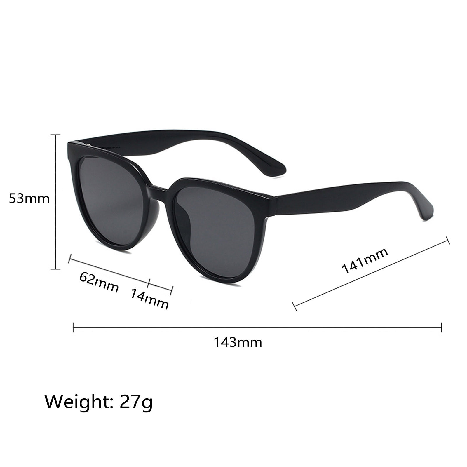 Square Polarized Sunglasses for Men and Women Lightweight  display picture 3