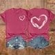 thumbnail image 2 of Tops Cortos para Mujeres Casual Impreso Cuello Redondo, Camiseta Ligera de Manga Corta para Diario, Fiesta Y Verano de Primavera, 2 of 3