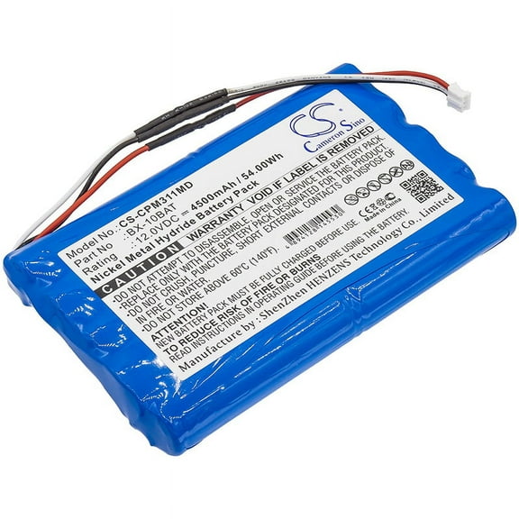 4500mAh BX-10BAT Battery for Colin Medical Press-Mate Pal 3110, Press-Mate Pal 3110P