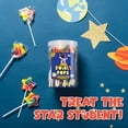 thumbnail image 5 of 24 Galaxy Star Rainbow Lollipops Individually Wrapped, Bursting with Fruity Flavor, Great Swirl Lollipops for Kids Birthday Parties, Space Candy Party Favors and Cake Toppers, By 4YoreElves, 5 of 7