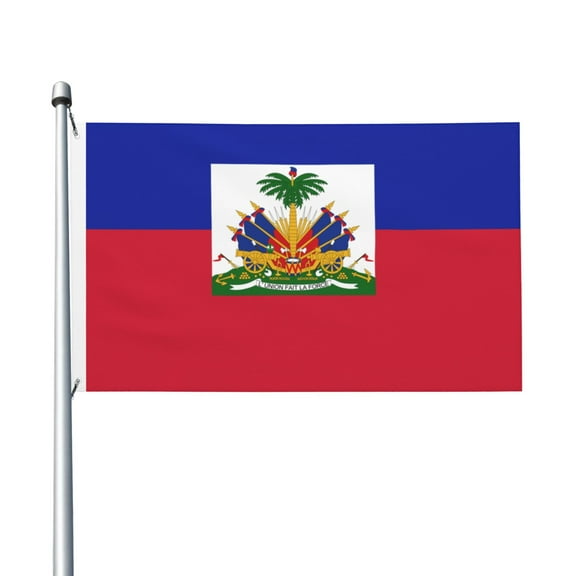 Haitian Flag Flags 3 X 5 Foot Printed Bright And Vivid Colors Flag With Two Grommets