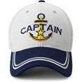 thumbnail image 1 of Captain Hat & First Mate | Matching Skipper Boating Baseball Caps | Nautical Marine Sailor Navy Hats, 1 of 5
