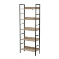 thumbnail image 4 of HomeStock Renaissance Refinement 5-Shelf 63" H X 23.62" W Wood And Metal Etagere Bookcase, 4 of 9
