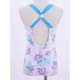 thumbnail image 3 of MSEMIS Girls Mermaid One Piece Swimsuit Kids Ruffle Bathing Suits with UPF 50+, Sizes 4-16 Sky Shading Cartoon 4, 3 of 6