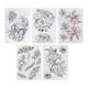 thumbnail image 1 of Pegatinas para tatuajes temporales con diseño de flores, accesorios para tatuajes impermeables para mujer, 1 of 10