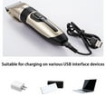 thumbnail image 4 of Professional Cordless Hair Clippers Barber Kit with Titanium Ceramic Blade, 4 of 5