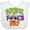 AA-White, variant on Inktastic April Fools Day with Funny Face Replacing O Boys or Girls Baby Bib
