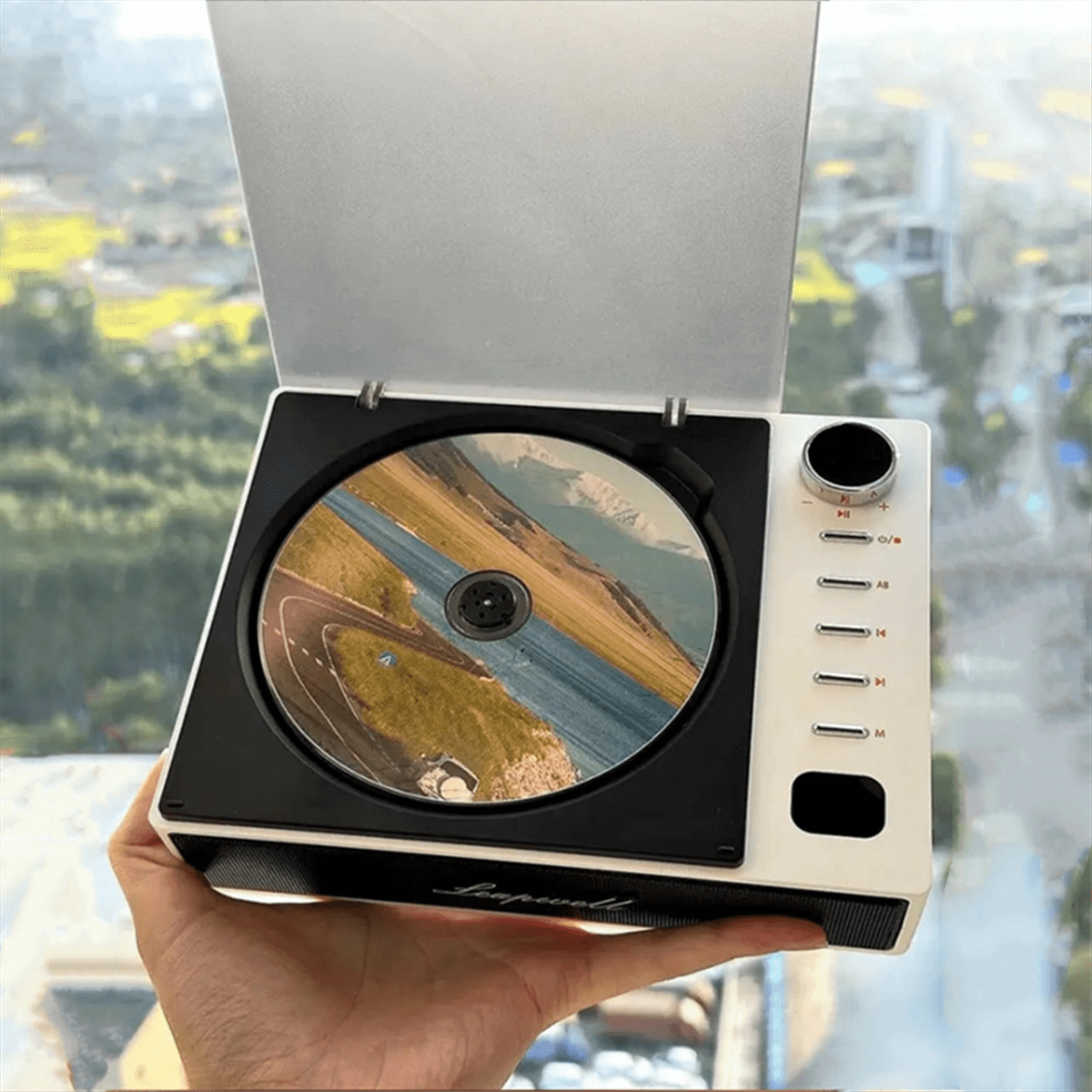 Portable Cd Player Wireless Bluetooth Speakers FM Radio Music Album Player Home CD Machine English AB Repeater