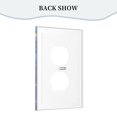thumbnail image 4 of Cargadores Interruptores de luces Panel de interruptores de marco romano de cuero simple Panel de pared Interruptor de luz simple doble/tirador, 4 of 8