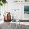 thumbnail image 3 of Safavieh Kenzie Iron Silver Dipped 30" Barstool, 3 of 5