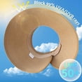 thumbnail image 2 of Pakyozj Sun Hats for Women Wide Brim Roll-Up Beach Ponytail Hat Packable Foldable Travel Straw Visor, 2 of 7