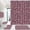 Pink, variant on Hadint 4Pcs Brown Leopard Print Pattern Shower Curtain Set, Shower Curtain and Rug Set, 12 Pcs Hooks, 71inx71in