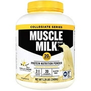 Muscle Milk Collegiate Protein Powder, Vanilla 'N Crème, 20g Protein, 5.29 Pound