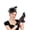 Black, variant on SWSMCLT Women's 5 Pieces Tea Party Accessories Vintage Fascinators Hats Mesh Lace Elegant Gloves Acting Cocktail Feather Pearl Headband Rose One Size