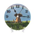 thumbnail image 7 of Kdxio Clock number Print Wall Clock,10 Inch Battery Operated Wall Clocks,Silent Non Ticking Small Analog Clock for Living Room,Office,Home,Bedroom,Kitchen,Bathroom, 7 of 7