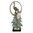 thumbnail image 1 of DLusso Designs T4050 Jade Grande Figurine de Paon, 1 of 1