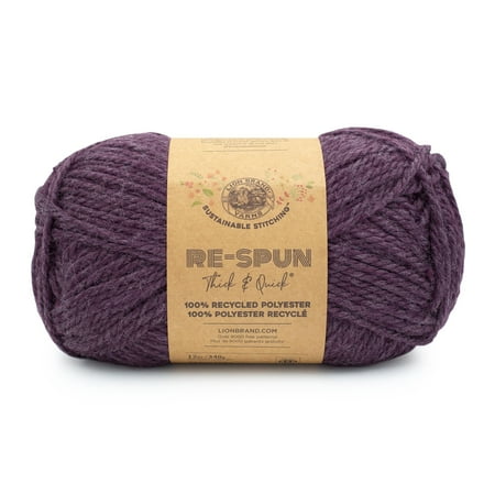 Lion Brand Yarn Re-spun T&Q Cosmos 843-146AI Recycled Super Bulky 223yd 12oz Yarn