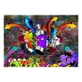thumbnail image 3 of Tiptophomedecor Street Art Wallpaper Wall Mural - Graffiti Colourful Attack, 3 of 4