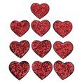 thumbnail image 1 of 10 parches de corazón rojo para coser, de algodón, para planchar, bordados, para vestidos de boda, regalos y bolsas., 1 of 14
