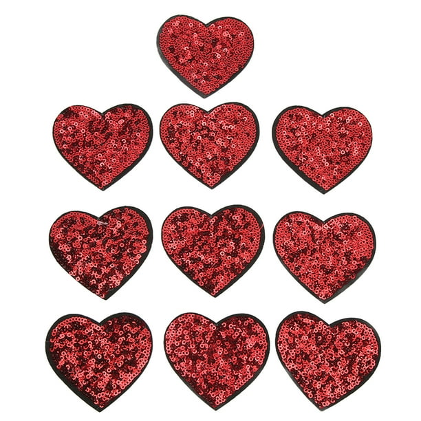 Parches Para Ropa Parche De Corazon 10PCS Aspecto Elegante Suave Y Comodo Para Bolsos Para Coser Para Vestidos De Novia ANGGREK Otros Walmart en linea