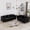 Black_Velvet, variant on Wiilayok 79" Velvet Cloud Couch,3 Seater Deep Seat Sofa Couches with Gold Legs,Pillows,Modern Oversized Loveseat for Living Room,Office Apartment,Emerald Green