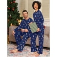 thumbnail image 4 of MINTREUS Couple Christmas Pajama Sets Soft PJs Sets for Couples/Women/Men Matching Sleepwear with Pockets, 4 of 6