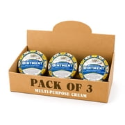 Rawleigh Medicated Ointment for Cold, Flu, & Nasal Irritation, 3 Big Tins of 4.5 oz