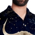 thumbnail image 5 of Taurus Constellation Men's Casual Printed Button Down Short Sleeve Summer Beach Shirt, Unisex, 5 of 6