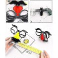 thumbnail image 3 of Paquete de 12 gafas divertidas con nariz falsa y cejas sopladas, decoración divertida para fiesta de Halloween., 3 of 3