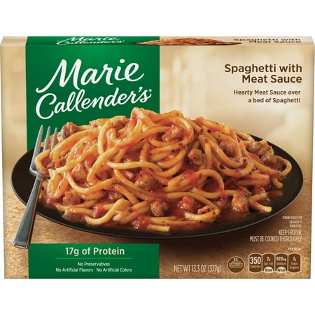 Marie Callender's Spaghetti with Meat Sauce, 13.3 Ounce ...
